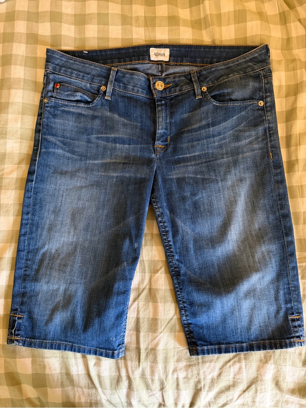 Hudson Jeans Blue Denim Jean Shorts